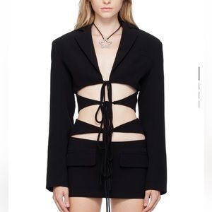 Lado Bokuchava Black Shibari Blazer